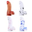 (image for) Colorful Silicone Realistic Dildo - Gorilla