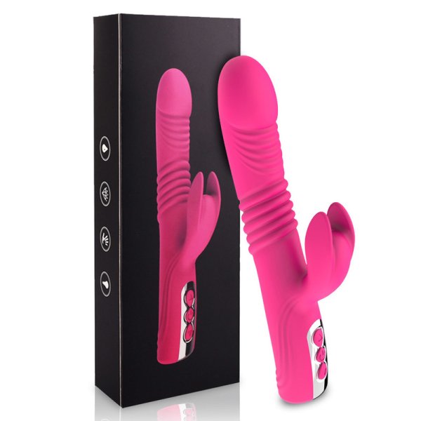 (image for) Thrusting Silicone Rabbit Vibrator