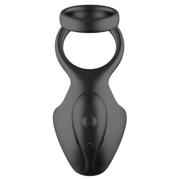 (image for) Rechargeable Silicone Dual Penis Ring