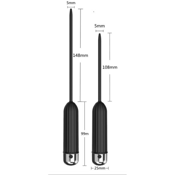 (image for) 10 Vibration Urethral Vibrator - Glossy