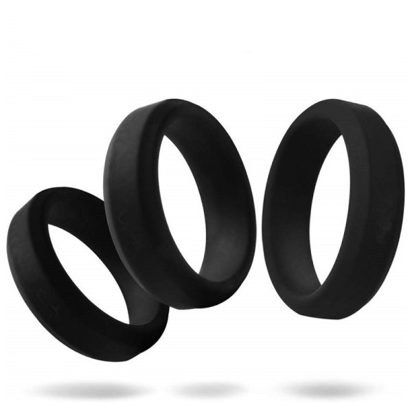 (image for) Silicone Cock Ring Set - 6 pcs