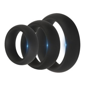 Thick 3 C-Ring Set - Stretchy Silicone