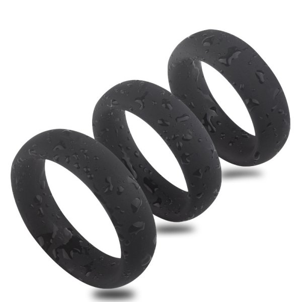 (image for) Thick 3 C-Ring Set - Stretchy Silicone