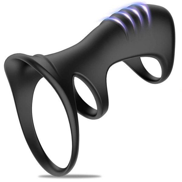 (image for) Triple Cock Ring with G-spot Tickler