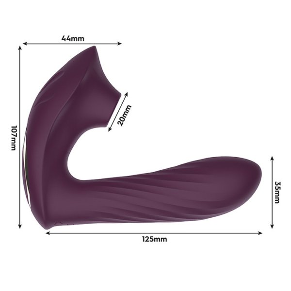 (image for) Olena Suction Strap-on vibrator