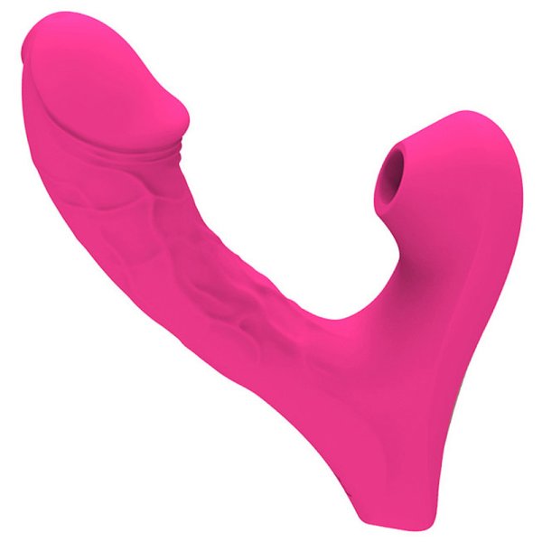 (image for) luxurious Suction Strap on Dildo Vibrator
