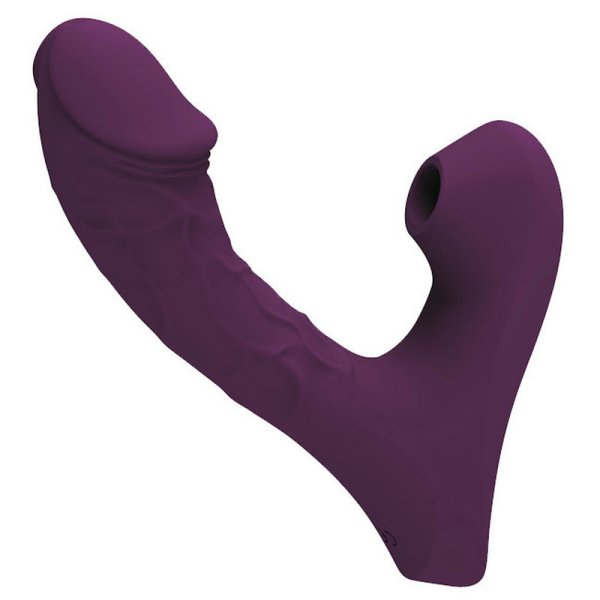 (image for) luxurious Suction Strap on Dildo Vibrator