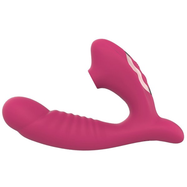 (image for) Clitoral Sucking Stimulator with Penis Shape Vibrator