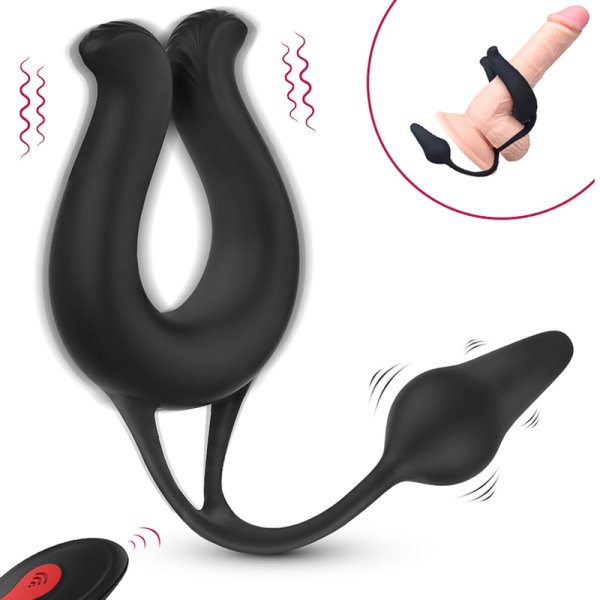(image for) Nicole Cock Ring With Anal Plug