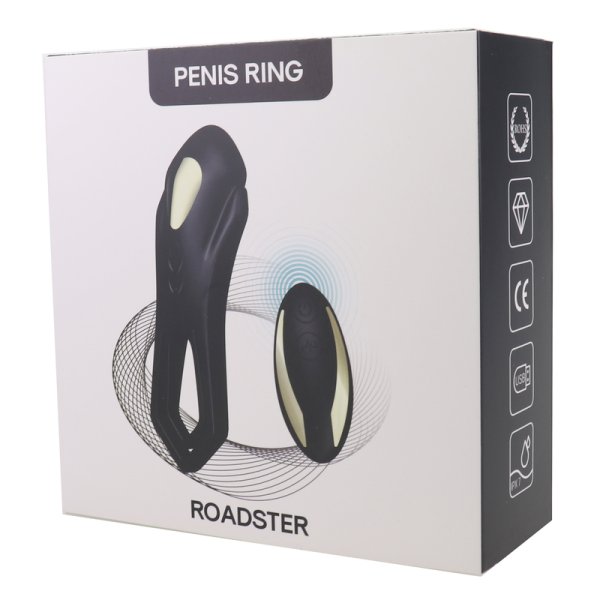 (image for) Roadster Dual Silicone Testis Penis Ring