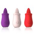 (image for) Silicone Flower Shape Vibrator with Tongue