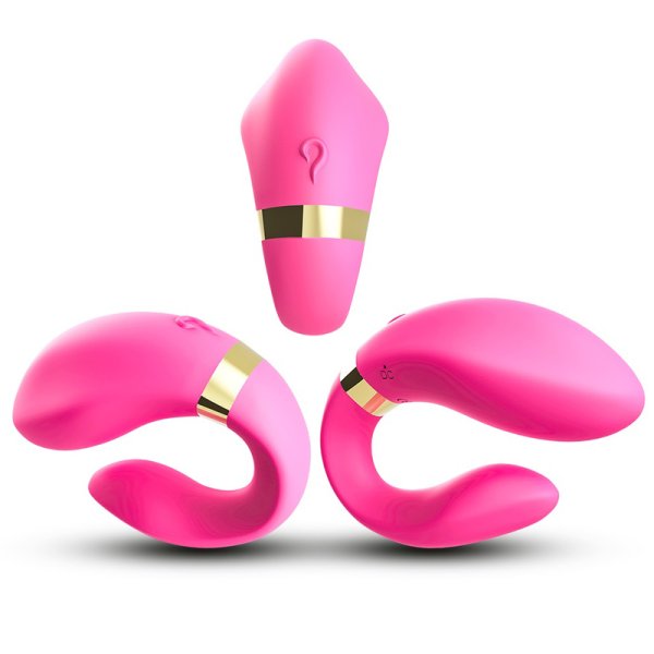 (image for) Crescent Silicone Vibrators for Couples