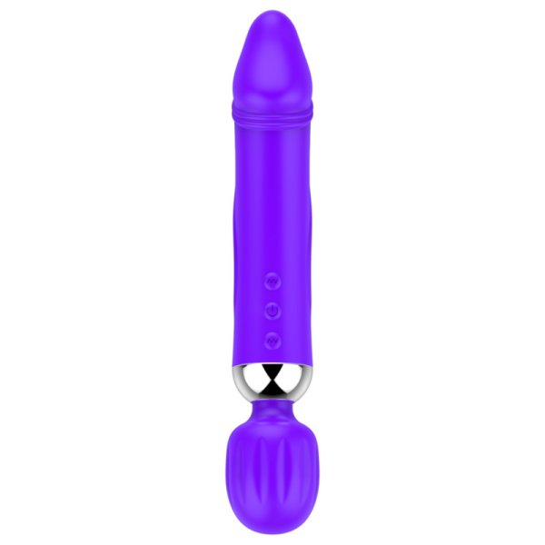 (image for) Wand Massager With Dildo Head