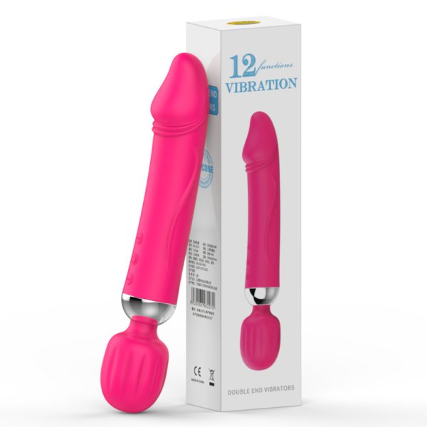 (image for) Wand Massager With Dildo Head