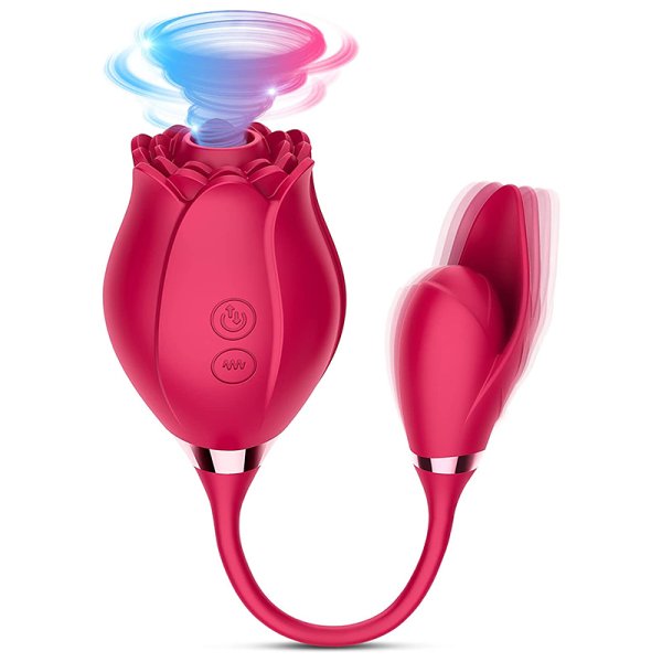 (image for) Rose Clitoris Sucking Vibrator