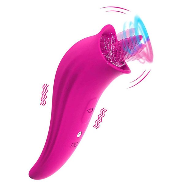 (image for) Clitoral & Nipple Licking Vibrator