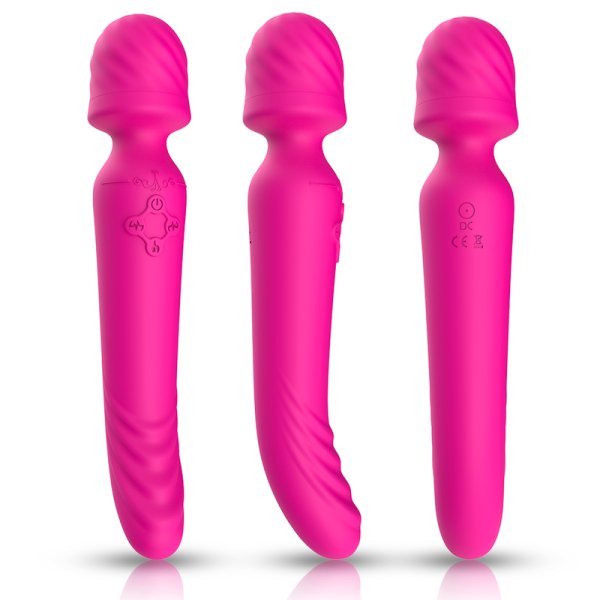 (image for) Silicone Wand Massager with Heating Function