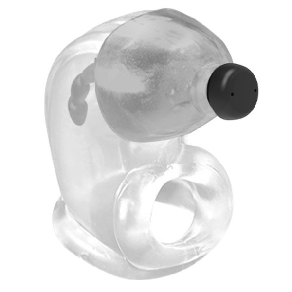 (image for) Cock Cage With Electric Shock Penis Plug