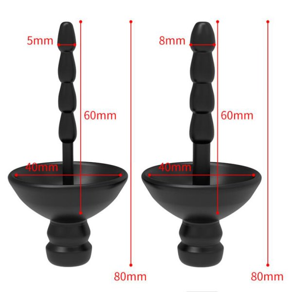 (image for) Cock Cage With Electric Shock Penis Plug