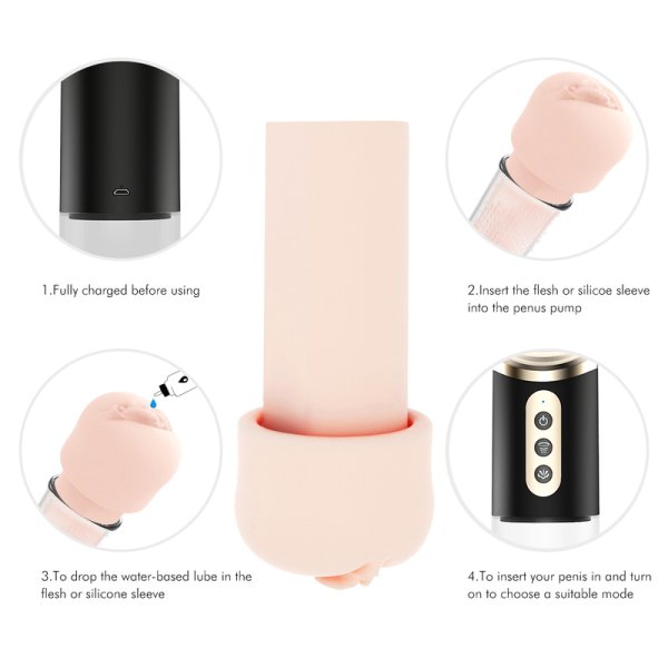 (image for) Automatic Suction Rechargeable Penis Pump