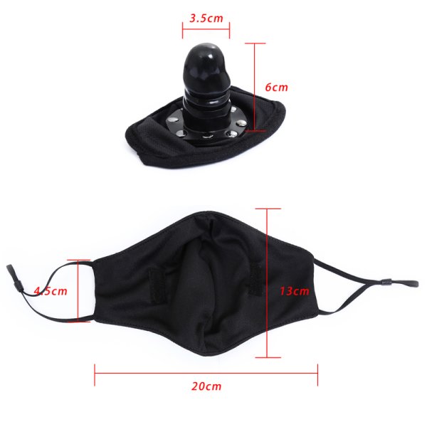 (image for) Facial Mask With PVC Dildo
