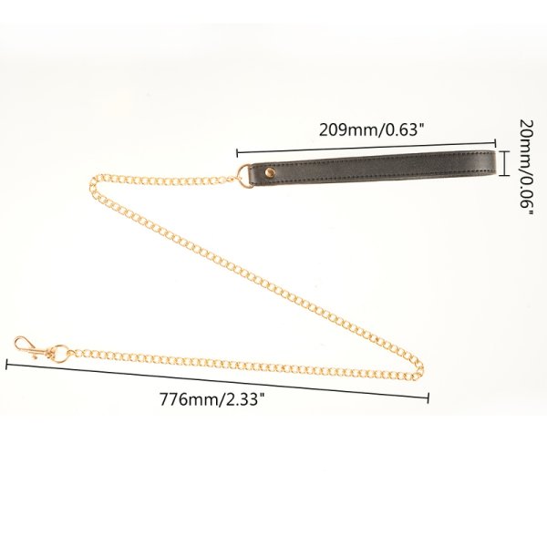 (image for) Exquisite Leather Neck Collar With Bow