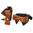 (image for) Exquisite Leather Cuffs With Bow