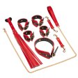 (image for) Black & Red PU Bondage Kit