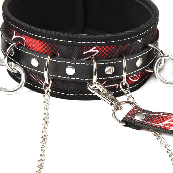 (image for) Collar & Cuffs With Nipple Clamp