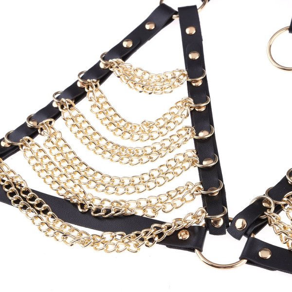 (image for) Women's Punk Harness Bra Goth Belt