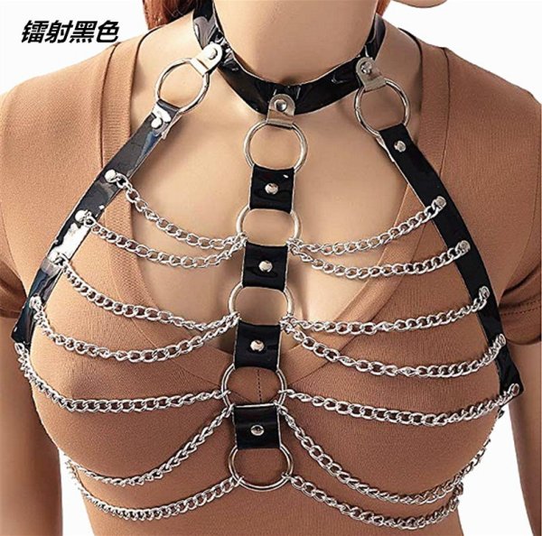 (image for) Punk Gothic Leather Body Harness