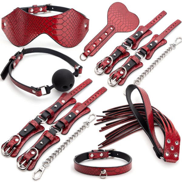 (image for) Crocodile Pattern Bondage 7 Pcs Pack