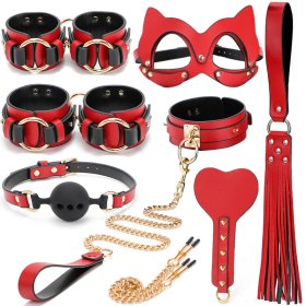 Red & Black Bondage Kit