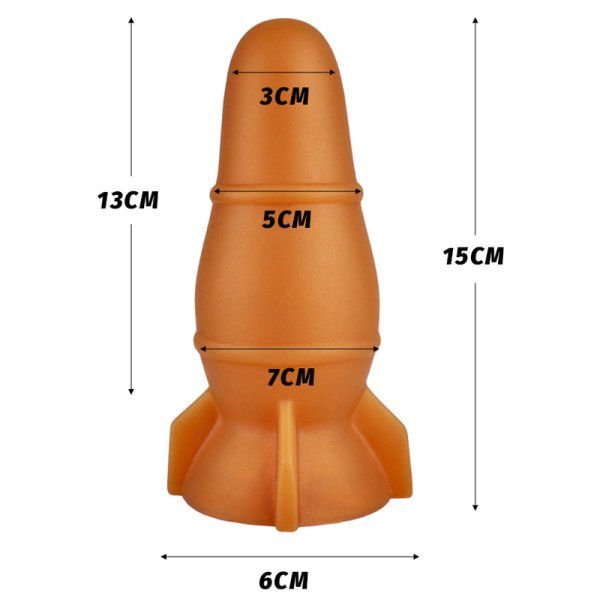 (image for) Rocket Silicone Butt Plug