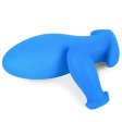 (image for) Dragon Egg Soft Silicone Butt Plug - Blue Color