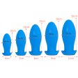 (image for) Dragon Egg Soft Silicone Butt Plug - Blue Color