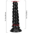 (image for) Tornado Large PVC Butt Plug - 15.1 inch