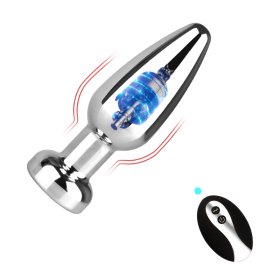 Vibration Metal Butt Plug