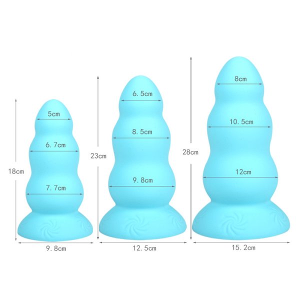 (image for) Giant Silicone Anal Plug / Butt Plug