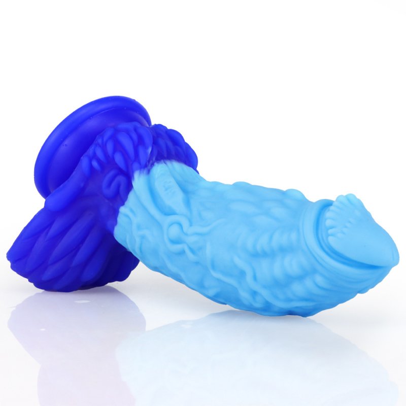(image for) Pangolin Lifelike Silicone Dildo - Blue