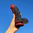 (image for) Pangolin Lifelike Silicone Dildo - Fire