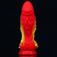 (image for) Pangolin Lifelike Silicone Dildo - Fire