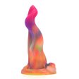(image for) Luminous Silicone Dildo -Tongue
