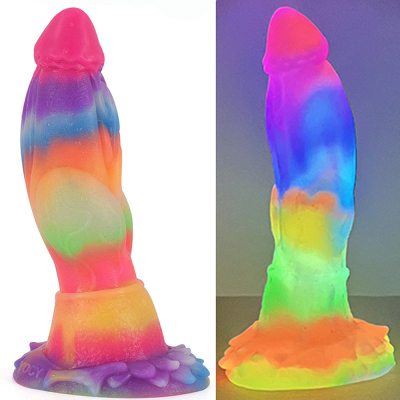 (image for) Luminous Silicone Dildo -Animal