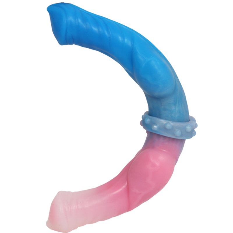 (image for) Double Color Dual Ended Dildo - 08