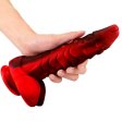 (image for) Magic Dragon Silica Gel Colorful Dildo - Fire