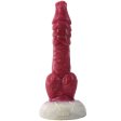 (image for) White Base Hellfire Silica Gel Dildo - 07
