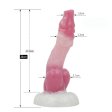 (image for) White Base pEACH Silica Gel Dildo - 07