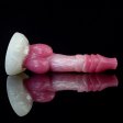 (image for) White Base pEACH Silica Gel Dildo - 07