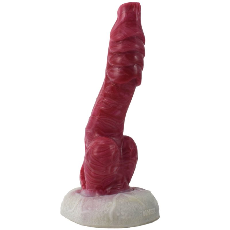 (image for) White Base Hellfire Silica Gel Dildo - 07
